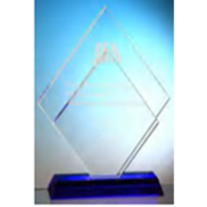 Crystal Diamond Award Trophy – Elegant Rhombus Glass | Shop Online Nairobi, Fast 24hr Delivery