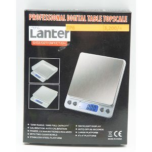 Digital Weighing Scale, 2,000G In 0.1G Steps, Auto Off After 60 Seconds Of Non Usage For Battery Saving, Uses 2 X AAA Bty, Large Platform 4
