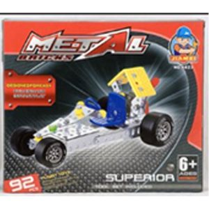 Diy Metal Set Age 6+, 92Pc, Racing Car