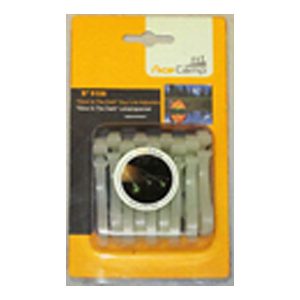 Glow In The Dark Guy Line Adj. Round 10Pcs/Pkt