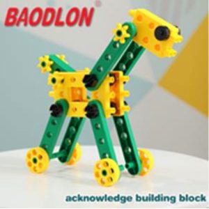 Happy Assembling Toy, Building Blocks, 85pcs, Baodlon, Size : 26.5X9X26.7cm