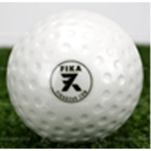 Hockey Ball Dimpled Hollow / Elite Match, White, FIKA