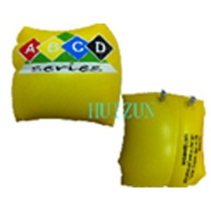 Inflatable Arm Band, Yellow, 0.18mm PVC, 26x20cm
