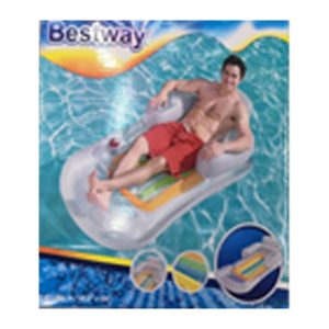 Inflatable Water Chair 190X85Cm, PVC Solid Color In Polybag