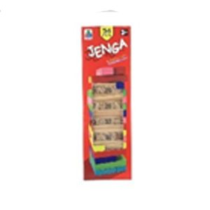 Jenga Fascinating Wooden Game 54pcs In Red Window Box