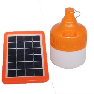 50W Solar Bulb With 3W Solar Panel W/ 4800Ma Batterty