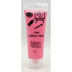 Acrylic Paint 75ml/Tube -Basic Colors - Pink