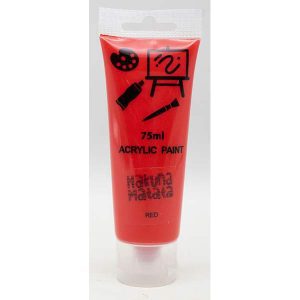 Acrylic Paint 75ml/Tube -Basic Colors - Red