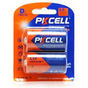 D Size Ultra Alkaline Battery — Pack Of 2, 1.5V, 0Hg, PKCELL