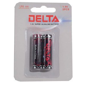 Delta Super Alkaline AA B2 (LR6) Batteries 1.5V Pack Of 2 — Reliable Power You Can Trust