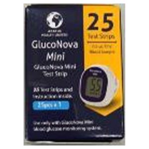 Gluconova Test Strips, Pack Of 25
