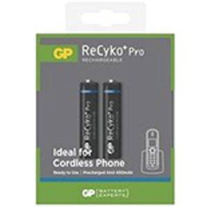 GP 1800mAh Recyko+Pro Rechargeable Batteries AA, Ready To Use, Pack of 2 — Reliable Power for Everyday Life