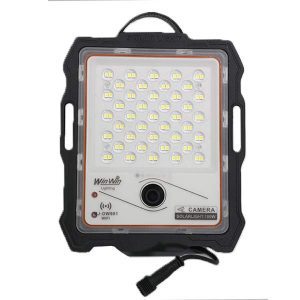 100W Solar Led Flood Light With Cctv Camera, Wifi Type With 16G Sd Card Type