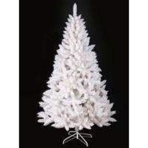 240Cm+1389T, White Christmas Tree, W/Metal Stand