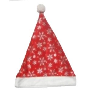28X38Cm Christmas Hat With Silver Design, Non-Woven