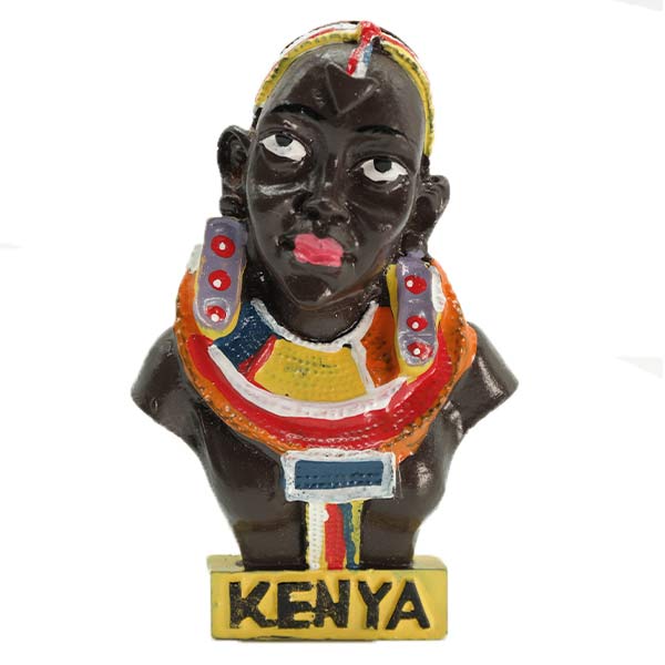 Magnet Masaai Woman Head