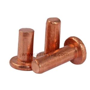 Copper Rivet 8*4*10mm, 50 In Bag, Price Per Piece