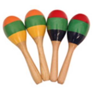 Maraccas Wood/Plastic 13X5Cm