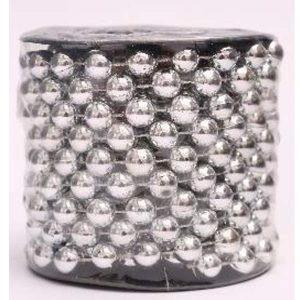 10Mm*5M Round Ps Material Plastic Bead Garland, Silver