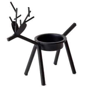 14*5.5*13.5Cm Iron Material Deer Shape Candle