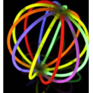 Fluorescent Ball, 12 Stick + 2 Ball Joints, 5X200mm