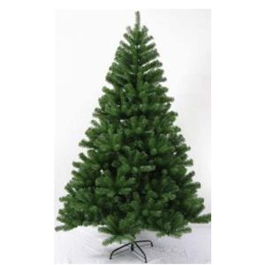 Green PVC Christmas Tree, 210Cm/1000T, Metal Stand