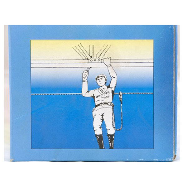 Safety Belt, Nylon 50Mm Width, 1 Double Lock Hook, 1 D-Ring And 1 Buckle With 1.50M Rope And 2inch Opening Hook - Image 2