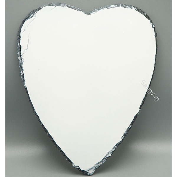 Heart Shape Sublimation Slate Rock - Image 2