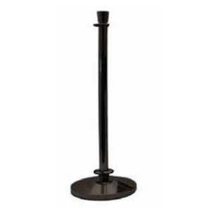 Queue Divider Pole With Base Black, Height 95cm