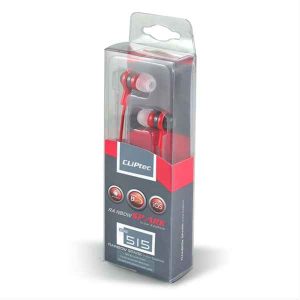 Rainbow Spark Multimedia In-Ear Earphone Cliptec Red