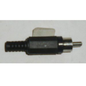 Rca Plug With Plastic And Cable Protector