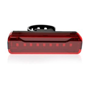 Rechargable LED Bike Tail Lamp, Rectangle, USB Charging 9 Red LED, 5 Switch Mode