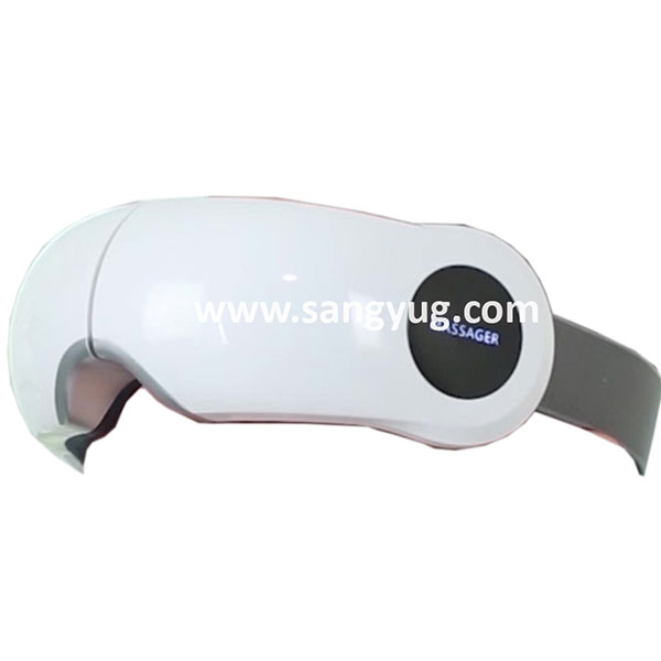 Rechargeable eye massager with heating and vibration