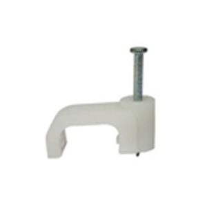 Round Cable Clips 100Pcs 9mm