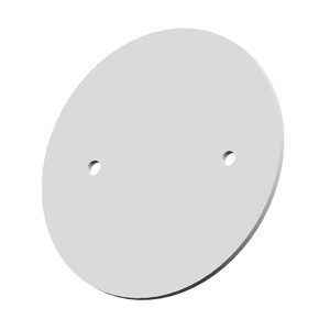 Round Cover Blanking – 65mm, White | Clean Finish for Electrical Installations