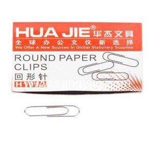 Round Paper Clip Small - 100 Pcs In Box HUAJIE