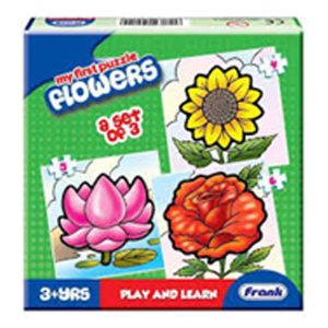 My First Puzzle Flowers, A Set Of 3, Frank