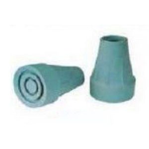 Rubber Tips For Elbow Crutch, Grey, Soft, With Metal Washer Inside