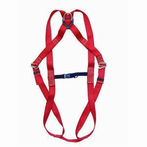 Safety Harness Parachute Type Without Rope, Red Belt