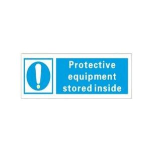 Safety Sign, Protective Equipment 100X300Mm 16