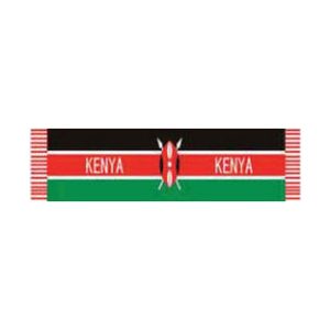 Scarf, Kenya Flag, Knitted