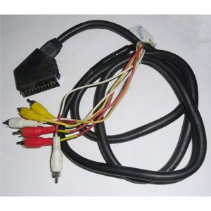 Scart To Rca Cable 6 Nickle Plated 1.5M