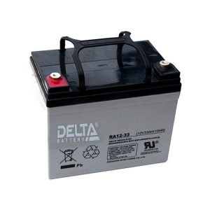 Sealed Solar Maintenance Free Battery 12V-33Ah (196x132x172mm) Delta — Reliable, Hassle-Free Power for Your Solar Setup