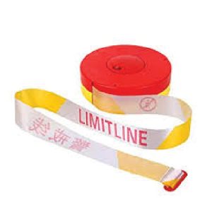 Security Tape Printed Limitline Non-Adhesive Red/White In Shell, 100M