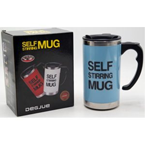 Self Stirring Insulated Mug, DEGJUE Uses 2XAAA Batteries