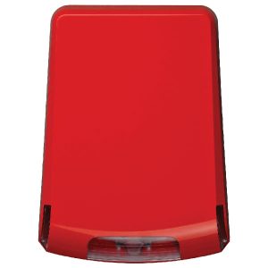 SF 300 - Outdoor Fire Alarm Piezo Siren With Strobe; Wide Plastic Cover, Suitable For Logo Sticker;