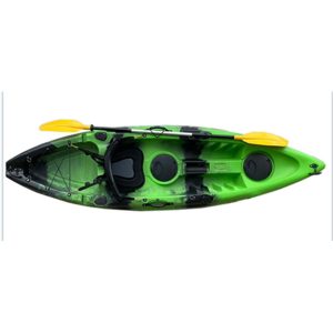 Single Kayak Sit On Top Type Size 2.75X0.88X0.32M, N.W 22.5Kg, Single Deluxe Seat, Black Color Pole Paddle, 1XWaterproof Phone Bag