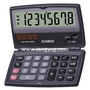 SL-100L Pocket Size Calculator 8 Digits Casio 2 Way