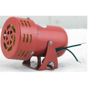 Small Motor Siren 12V Dc Sunpower Red