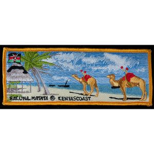 Patch Hakuna Matata, Kenyascoast 15.2 X 5.9 Cm Sunpower Badge Embroided